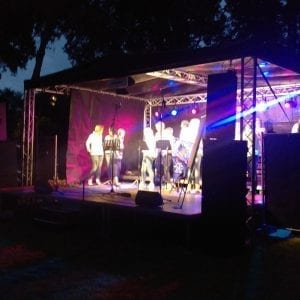 Podiumoverkapping 4x6m