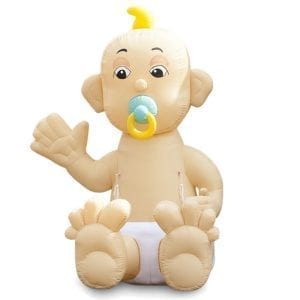 Inflatable Zittende baby