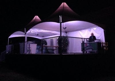 Pagodetent uitgelicht