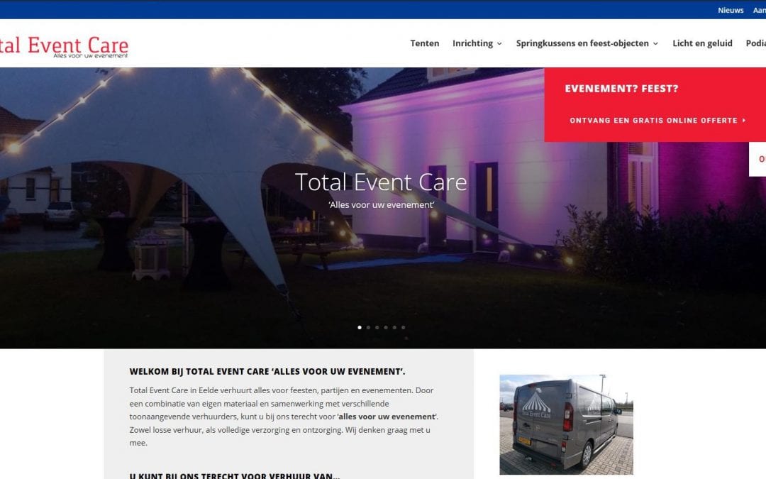 Nieuwe website online!!!